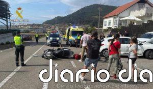 Herido de gravedad un motorista en un accidente en Oia (Pontevedra)