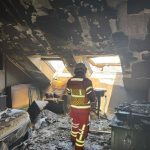Herido grave un hombre con quemaduras por un incendio en su vivienda en San Lorenzo de El Escorial