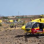 Herido grave un motorista de 28 años tras sufrir una caída en Santa Lucía de Tirajana (Gran Canaria)
