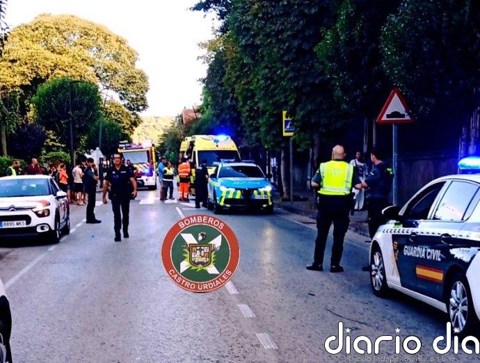 Heridos una mujer y sus dos hijos de 5 y 7 años atropellados en Castro Urdiales