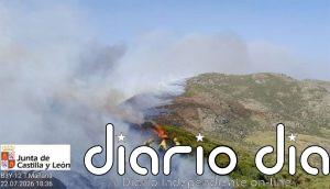 Incendios.- El fuego de Burgohondo (Ávila) obliga a confinar esta población, El Tiemblo y Navaluenga