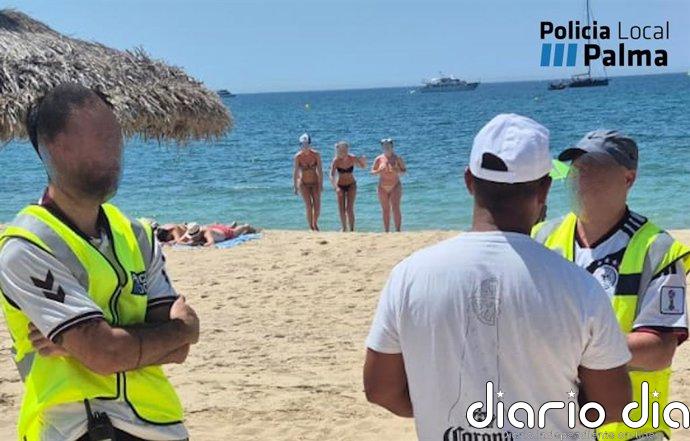 Intervenidos más de 1.200 artículos y bebidas en dos operativos contra la venta ambulante ilegal en Palma