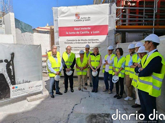 Isabel Blanco prevé que la obra del Museo de Semana Santa de Zamora concluya "a principios de 2027"