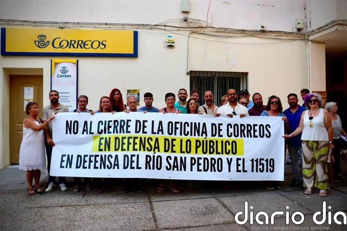 IU lleva a Diputación el rechazo al cierre de la oficina de Correos en el Río San Pedro en Puerto Real (Cádiz)