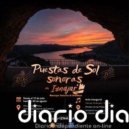 Iznájar (Córdoba) pondrá banda sonora a sus atardeceres con la tercera edición de 'Puestas de Sol Sonoras'
