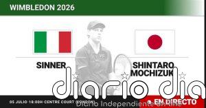 Jannik Sinner - Shintaro Mochizuki, en directo hoy: sigue el partido de Wimbledon ATP