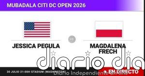 Jessica Pegula - Magdalena Frech, en directo hoy: sigue el partido de Mubadala Citi DC Open