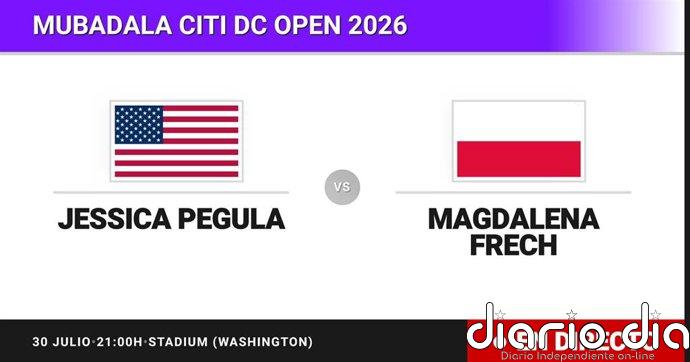 Jessica Pegula - Magdalena Frech, en directo hoy: sigue el partido de Mubadala Citi DC Open