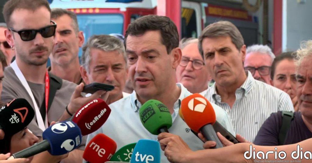 Juanma Moreno: “ES-Alert no es exacto, no llega a todos los rincones”