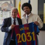 Karim Adeyemi, presentado como nuevo jugador del FC Barcelona hasta 2031