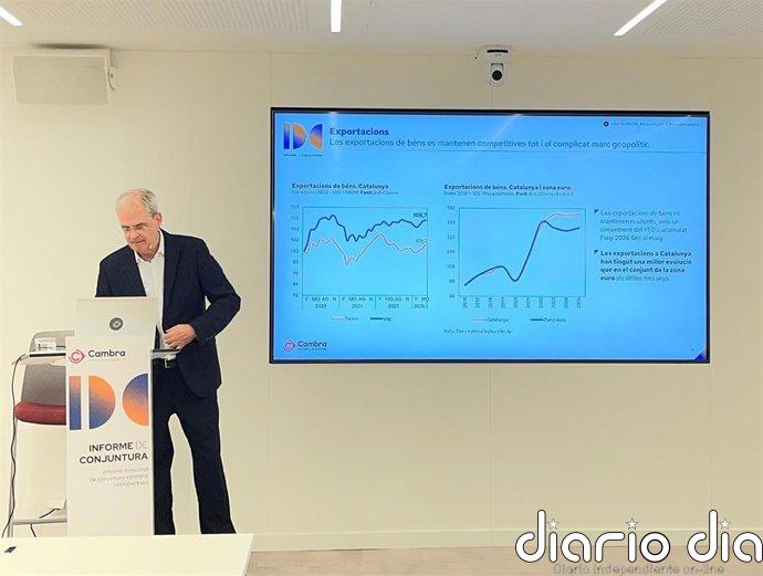 La Cámara de Barcelona ajusta al alza la previsión de crecimiento del PIB catalán (2,5%) para 2026