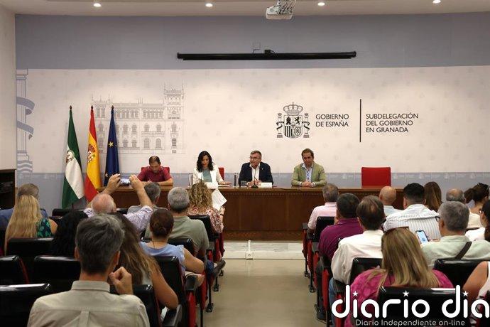 La CHG y los ayuntamientos de Granada coordinan las actuaciones frente a los daños provocados por las borrascas