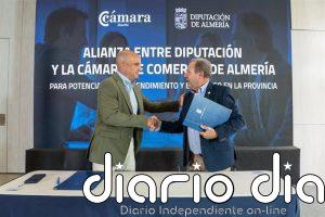 La Diputación de Almería y la Cámara de Comercio destinan 100.000 euros al emprendimiento, el empleo y la digitalización