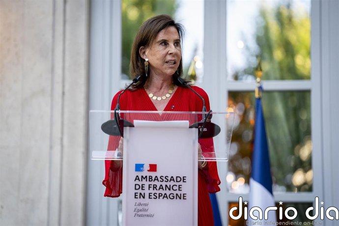 La embajadora de Francia en España asegura que el deporte tiene "la capacidad de unirnos", pese al "chovinismo"