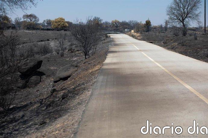 La estabilidad en el incendio de Fermoselle (Zamora) permite realojar a los vecinos de Mámoles y Pinilla