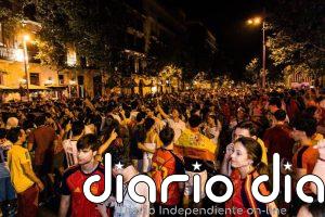 La fiesta de la selección alrededor de Cibeles provoca el cierre progresivo de la plaza y afecciones en Atocha