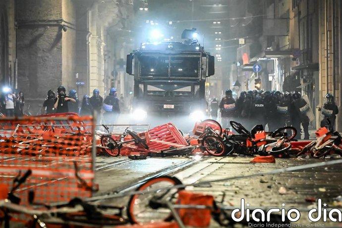 La Fiscalía de Bolonia investiga a 12 personas por los violentos disturbios tras la muerte de un hombre marroquí