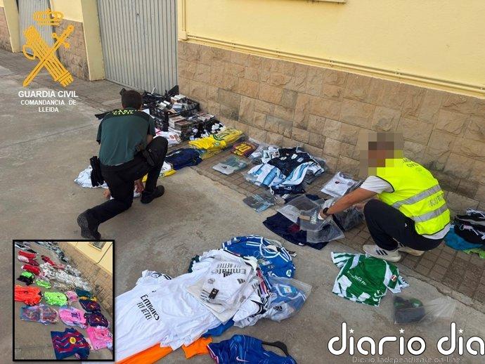 La Guardia Civil incauta en Lleida ropa falsificad valorada en 67.570 euros