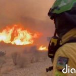 La Junta apunta al tendido eléctrico como el posible origen del incendio forestal en Los Gallardos (Almería)