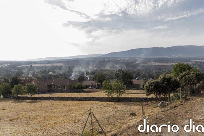 La Junta cifra en 3.181 hectáreas las afectadas por el incendio de Brieva (Segovia)