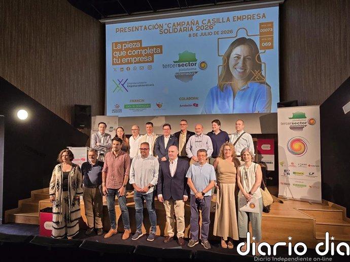La participación de las empresas extremeñas en la Casilla Solidaria en el Impuesto de Sociedades crece un 30% en 2025