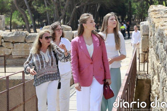La Princesa Leonor y la Infanta Sofía, radiantes, se citan con la historia tras celebrar la victoria de España