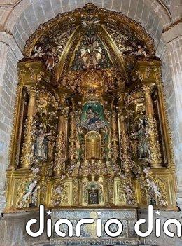 La restauración del retablo de la Capilla del Niño Jesús de la Catedral de Calahorra entra en su última fase