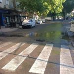 La rotura de una tubería en Valladolid provoca cortes de tráfico en el entorno de Ramón y Cajal y el Clínico