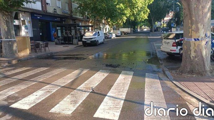 La rotura de una tubería en Valladolid provoca cortes de tráfico en el entorno de Ramón y Cajal y el Clínico