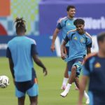 La selección española suspende por protocolo de tormentas su entrenamiento en Nueva Jersey el día antes de la final