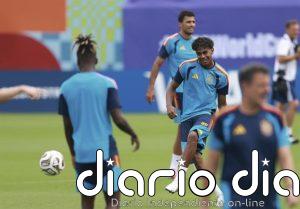 La selección española suspende por protocolo de tormentas su entrenamiento en Nueva Jersey el día antes de la final