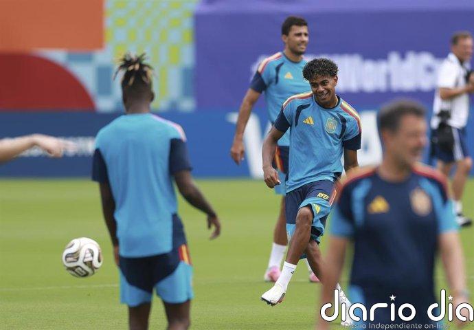 La selección española suspende por protocolo de tormentas su entrenamiento en Nueva Jersey el día antes de la final