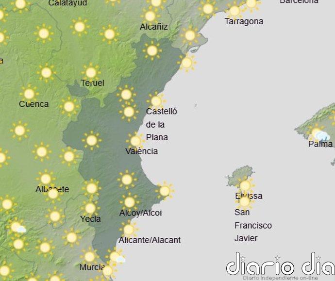 La semana arranca con viento flojo y algunos cambios de temperatura, pero sin avisos por calor en la Comunitat