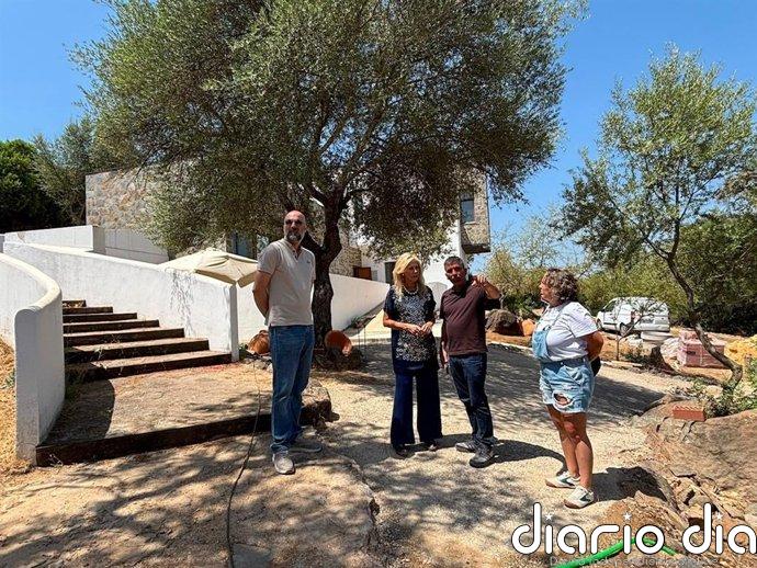 La subdelegada en Huelva destaca los 180.000 euros del Gobierno en el proyecto 'Cuatro elementos de Berrocal'