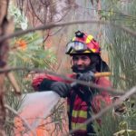 La UME continúa su apoyo a Portugal en la extinción del incendio forestal de Vouzela
