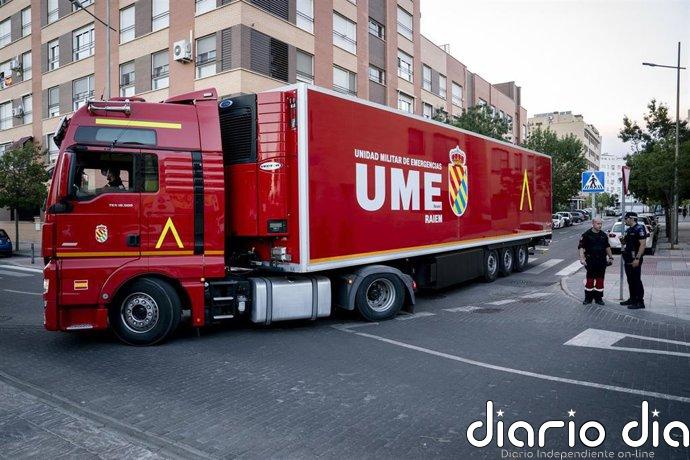La UME crea un mando unificado para luchar contra los fuegos de Madrid y Ávila