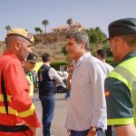 La UME dedica todo su "empeño en coordinación" con otros efectivos para atajar el incendio de Los Gallardos (Almería)