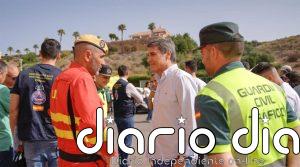 La UME dedica todo su "empeño en coordinación" con otros efectivos para atajar el incendio de Los Gallardos (Almería)