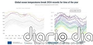 Las temperaturas diarias de la superficie del mar a nivel mundial baten récords para la época del año, según Copernicus