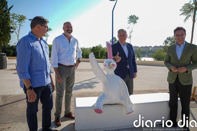 Localizan la estatua de Curro tras ser arrancada en la Puerta de la Barqueta de Sevilla