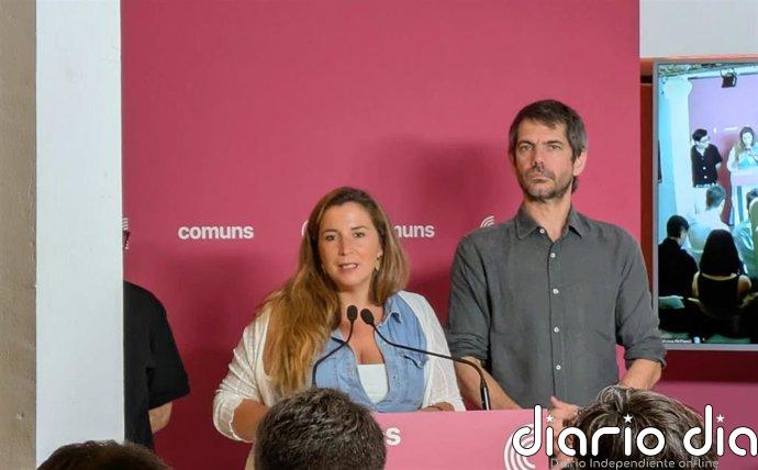 López (Comuns) asegura que serán exigentes con el Govern: "No tiene mayoría ni un cheque en blanco"