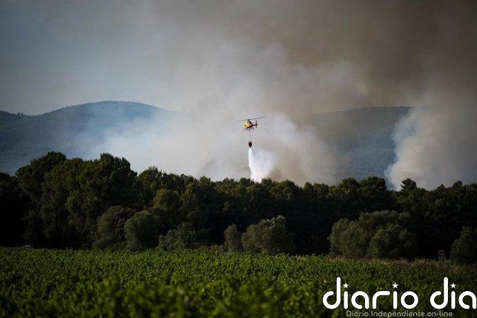 Los Bombers dan por controlado el incendio en Pla de Manlleu (Tarragona)