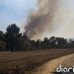 Los Bombers descartan dar por controlado este domingo el incendio de la Bisbal (Girona)