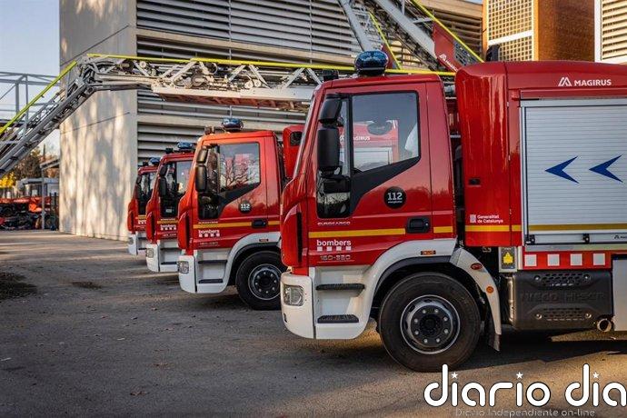 Los Bombers trabajan en un incendio en Sant Climenç (Lleida) que "evoluciona favorablemente"
