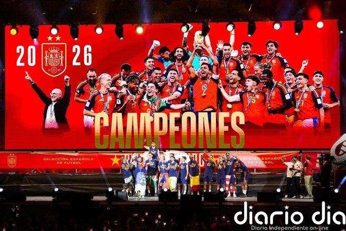 Los campeones se dan un baño de masas ante más de dos millones de personas en Madrid