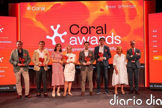 Los Coral Awards, de UCAM HiTech, reconocen el talento y el emprendimiento científico