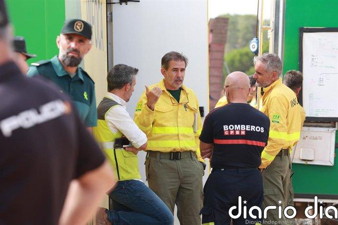 Los frentes del incendio de El Cerro (Huelva) "no tienen actividad" y continua la consolidación del perímetro