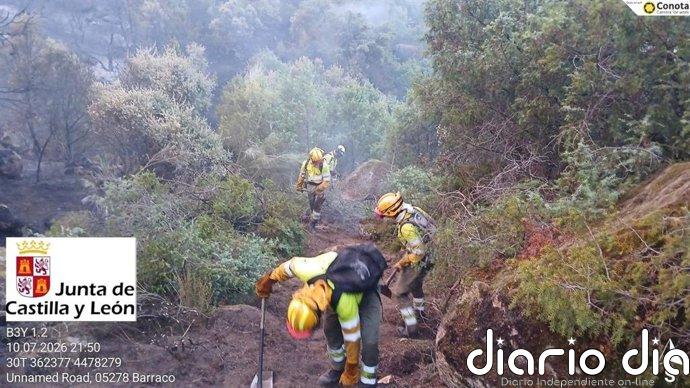Los incendios de Caboalles de Arriba (León) y El Barraco (Ávila) se mantienen en gravedad 1