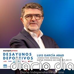 Luis García Abad y el GP de España de Fórmula 1 este miércoles en los Desayunos Deportivos de EP