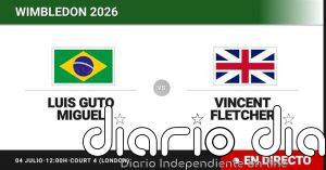 Luis Guto Miguel - Vincent Fletcher, en directo hoy: sigue el partido de Wimbledon Juniors, Boys